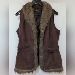 Bagatelle Faux Suede/Fur Vest